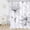 Grey, variant on PETGLE Small Stall Boho Watercolor Floral Shower Curtain 36 x 72, Blue and Grey Ink Painting Style Flower Shower Curtains for Chic Elegant Bathroom, Artistic Narrow Half Size Shower Curtain