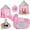 Pink, variant on Wisairt Kids Play Tent, 3 in 1 Play Tents Tunnel Set with Ball Pit and Storage Bag, Indoor Outdoor Toy Tent for Toddlers Kids Toy Gifts, Blue (No Ball)