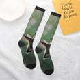 thumbnail image 4 of Daiia Sports Socks Humming Bird 1 Printed Novelty Crew Socks for Men Women Knee High Socks Cotton Socks Soft & Breathable Support Unisex Socks, 4 of 9