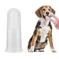 thumbnail image 4 of Cepillo de Dientes de Silicona Taidda Transparente Juego de Dedos para Mascota Perro, 4 of 9