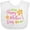 AA-White, variant on Inktastic Happy Mothers Day with Flowers Boys or Girls Baby Bib