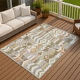 thumbnail image 3 of Addison Rugs Chantille Indoor/Outdoor Transitional Lodge Ivory Machine Washable Rectangle Rug, 8' x 10', 3 of 8