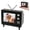 Black, variant on Retro Mini Work TV Toy,1:12 Scale Mini Work TV 8GB Memory Tiny Dollhouse Television Supports USB Playback and Headphone Jack, for DIY Scenes and Unique Collectible Gift