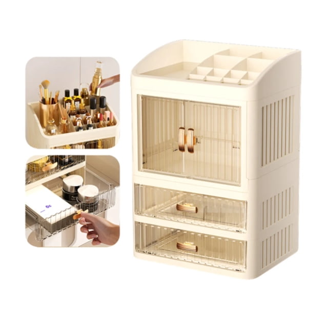 4 Capas Caja De Almacenamiento De Cosméticos Multifuncional ModeloCrema