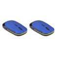thumbnail image 1 of Matsuzay Ratón inalámbrico de 2 4 GHz Sensación de mano suave Receptor USB delgado Ratón óptico para juegos de 1600 ppp cambiable Azul 2Conjunto, 1 of 6