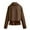 Brown-Coats, variant on Qetyuw Womens Cropped Jackets Double Breasted Long Sleeve Open Front Trench Coat Fall Winter Casual Coat Outwear