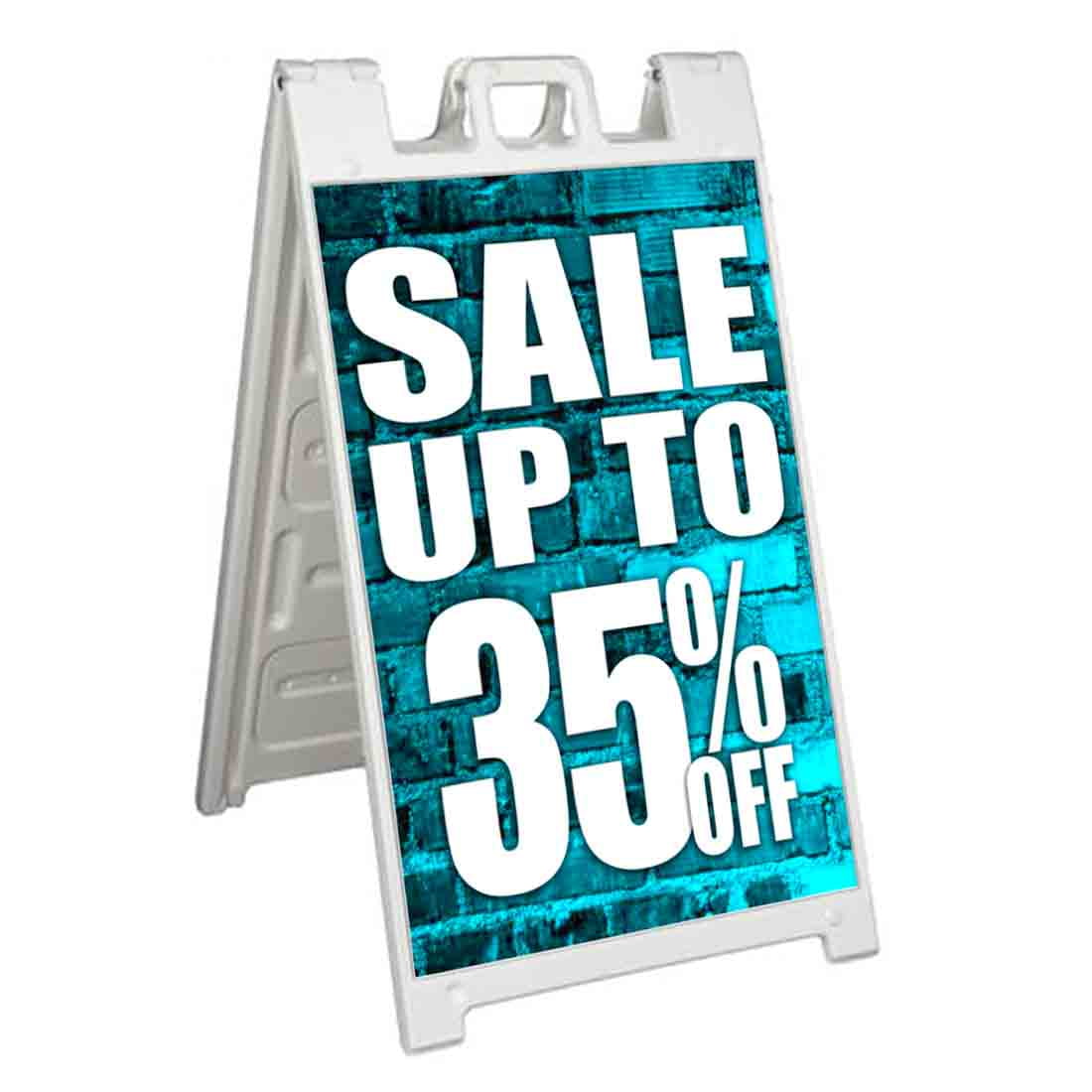 Sale Up To 35 Percent Off (24" X 36") Standard A-Frame Signicade, Includes Decal Applied To Stand