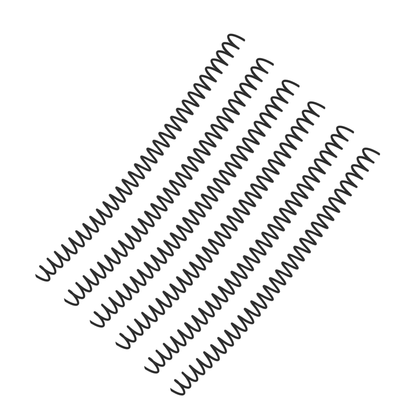 Spiral Binding Coil, Sheet Binding Comb Easy Cutting 30 Holes 20Pcs For