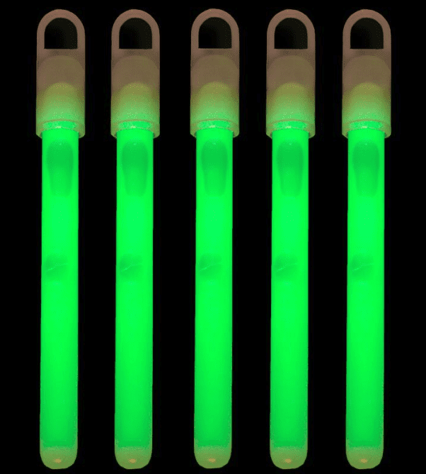 96 6" Assorted Color Glow Sticks Glow Products Party Sticks 8 Dozen 