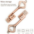 thumbnail image 3 of Clé USB 64 Go 2.0 en Forme de Cœur, Cadeau Rétro pour Famille, Enfants, Amis, Étudiants, Clé USB, 3 of 6