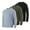 Set 6, variant on 3 Pack: Men's Soft Plush Fleece Crewneck Sweatshirt - Athletic Pullover Sweater (Available In Big & Tall)