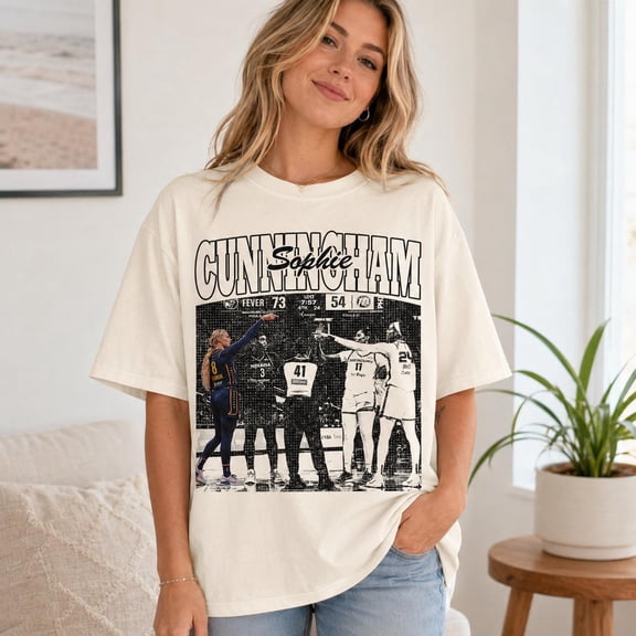 CLOTEX Vintage Sophie Cunningham Basketball T-Shirt, Sophie Pointing Meme, Comfort Colors® Fever Fan Gift, Black S