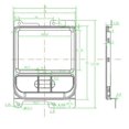 thumbnail image 2 of Industrial CNC Cabinet Security Embedded Can Be Installed Touch Screen Industrial Control USB Mouse with Page Turning, 2 of 5