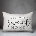 thumbnail image 2 of Creative Products Home Sweet Home Thin Script White and Black 14x20 Indoor / Outdoor Pillow, 2 of 2