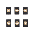Qtmnekly 6Pcs M6 Copper Sliding Nut Side Mount Slide Track Rail Fishing