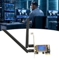 thumbnail image 1 of PCIE WIFI Card,  4.0 2.4Ghz 5Ghz Dual Band WiFi  Adapter 1200Mbps Speed PCB PCIEx1 WIFI Card For PC, 1 of 8