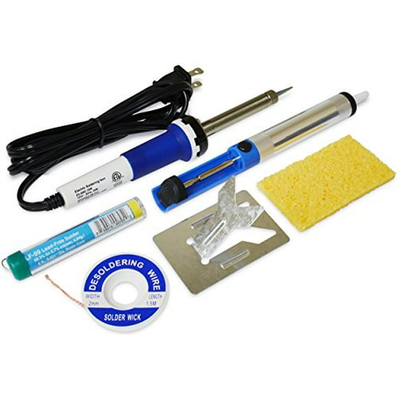 Elenco Kit de Démarrage de Soudure avec Mèche de Désoxydation et Pompe [ Remplace St-12 ] Kit Modèle