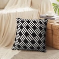 thumbnail image 4 of LALILO Throw Pillow Covers Lattice Modern Stylish With Monochrome Cushion Cover 18" x 18", 2 Pack, 4 of 6