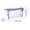 Purple, variant on Pastic Pencil Case, Clear Pencil Case, Travel Cosmetic Makeup Bags, Clear Pencil Cases, Transparent Pencil Pouch with Zipper, Multi-function Stationery Organizer for Adults Home, Office, Vacation