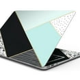 thumbnail image 1 of Design Skinz Minimalistic Mint and Gold Striped V1 Full-Body Wrap Scratch Resistant Decal Skin-Kit Compatible with MacBook 13" Air (A2179), 1 of 9