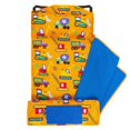 thumbnail image 1 of Wildkin - Tapete acolchado moderno de microfibra con almohada reutilizable para niños y niñas, ideal para tapete para dormir de primaria, materiales de mezcla suave con correas elásticas en las esquin, 1 of 1