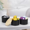 thumbnail image 3 of Paquete de 48 Latas de Velas Negras con Tapas de 4 Onzas, Frascos de Velas de 4 Onzas para Hacer Velas una Granel, 3 of 5