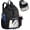 Black, variant on Mesh Beach Backpack Sandproof Drawstring Backpack with Tumbler Side Pockets Swim Bag for Pool Gym(Black)
