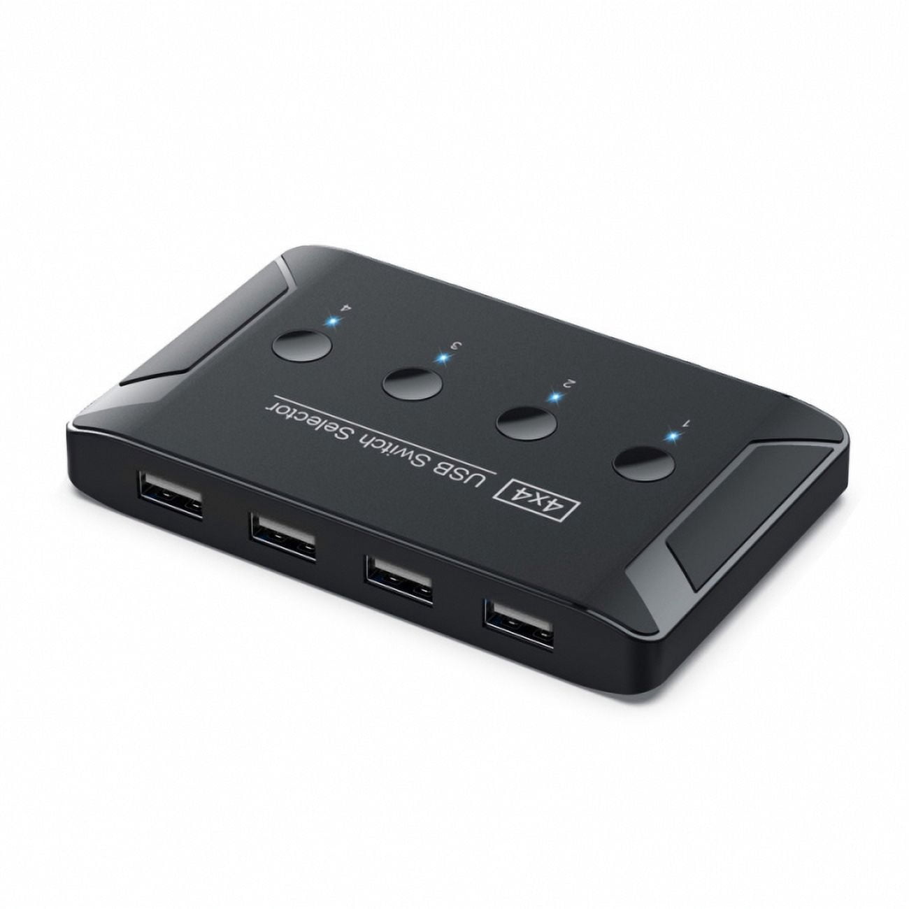 Chenyang CY KVM USB 2.0 Switch Selector 4 Port PCs Sharing 4 Devices for Keyboard Mouse Scanner Printer Convertor