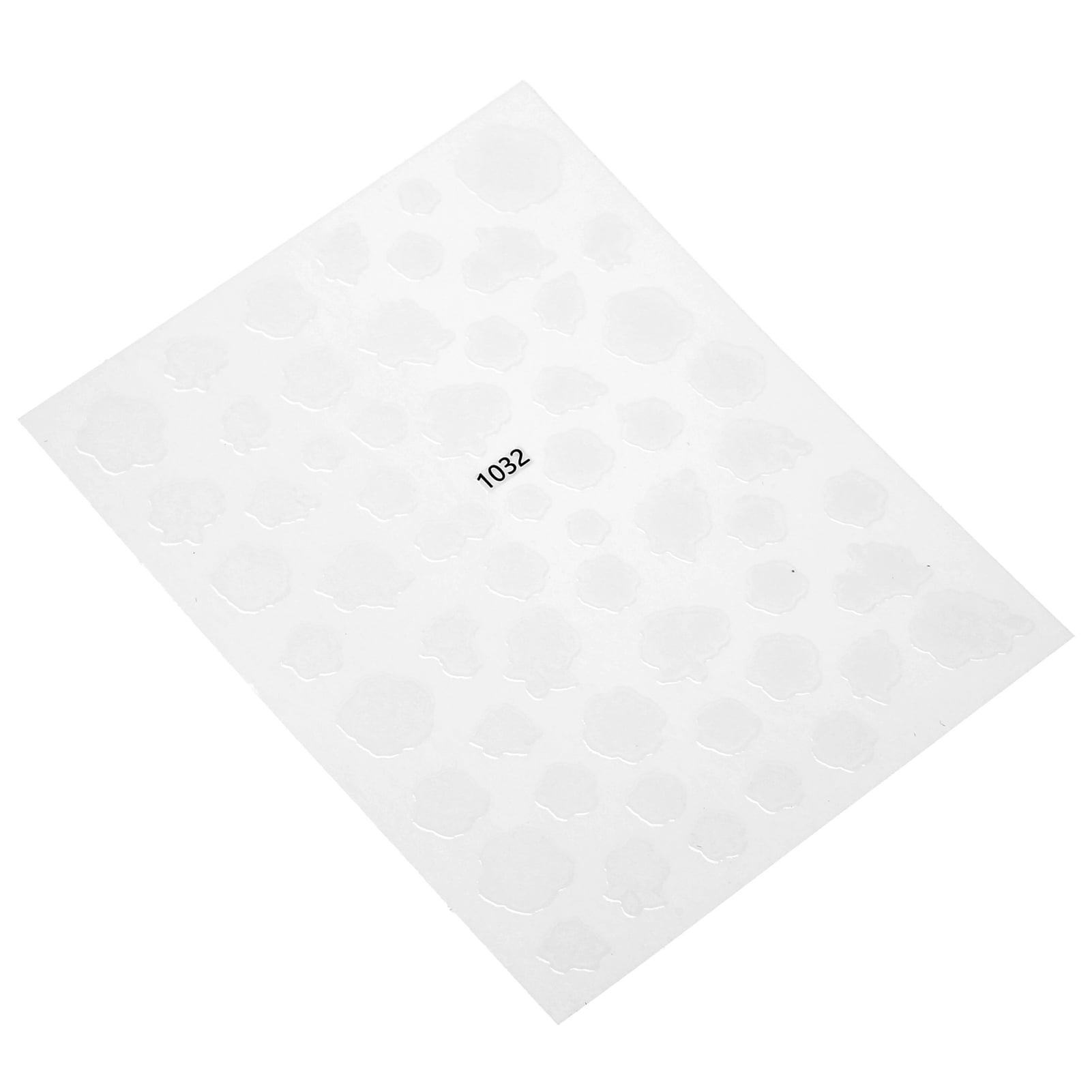 Nail Flower Sticker, Bright Color Flower Nail Decals Nail Decals Clear