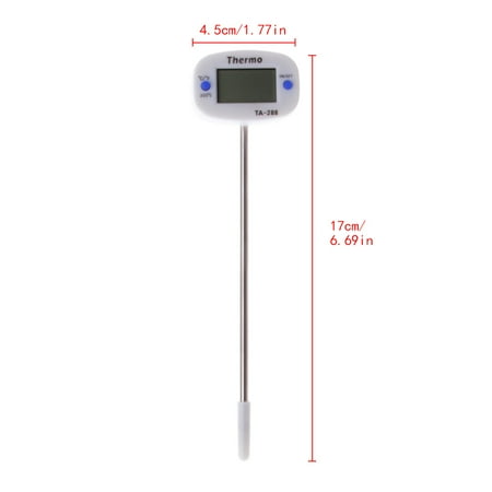 

Instant Read BBQ Thermometer Fast Digital Grill Temperature Tester LCD Display