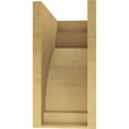 thumbnail image 4 of 12"W x 24"D x 24"H Classic Rivera Rough Cedar Woodgrain TimberThane Corbel, Primed Tan, 4 of 6