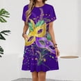 thumbnail image 2 of Lent Approaches Sundress Short Sleeve Dress Summer Women Clothes Dress for Women Dresses, 2 of 7