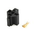 thumbnail image 2 of Unique Bargains 10Pcs 6.3mm 5 Pins Power Relay Socket Connector with 50 Terminals for Car Vehicle, 2 of 3