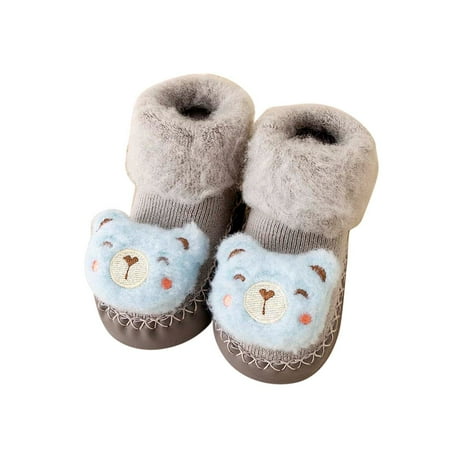 

Youmylove Autumn Winter Comfortable Baby Toddler Shoes Cute Cartoon Children Cotton Warm Breathable Non-Slip Floor Sneakers Cute Footwear