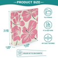 thumbnail image 6 of ALAZA Elegant Flowers-g3 Hardcover 3 Ring Binder 1.5" Round Rings Interior Pockets Binders Organizer 1 Pack, 6 of 9
