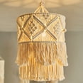 thumbnail image 3 of Handmade Wall Tapestry Lampshade Macrame Boho Decor Handcraft, 3 of 6