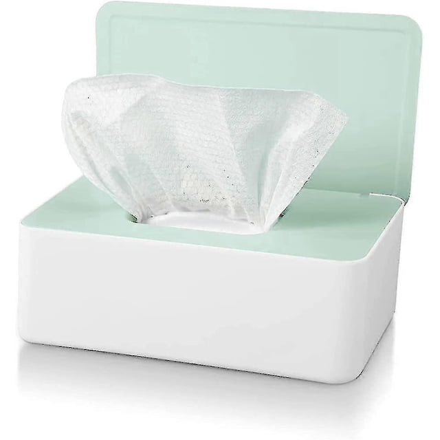 Tissue Box With Lid, Waterproof Dustproof Wet Wipes Box, Tissue Dispenser For Car Home Off