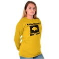 thumbnail image 3 of Wyoming Buffalo Cowboy Attitude Long Sleeve TShirt Men Women Brisco Brands M, 3 of 5