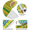 thumbnail image 2 of GZHJMY Easter Tree Skirt Home Decoration Large Round Stripe Egg Christmas Tree Skirt for Holiday Party Home Christmas Day Ornaments, 47.2", 2 of 6