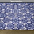 thumbnail image 6 of Ambesonne Blue Place Mats Set of 4, Indigo Floral Geometric, Standard Size, Dark Blue Sky Blue, 6 of 6