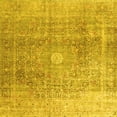 thumbnail image 1 of Ahgly Company Indoor Square Persian Yellow Traditional Area Rugs, 8' Square, 1 of 4