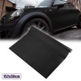 thumbnail image 2 of Unique Bargains Black Car Wrap Sticker Decal PVC Wrap Roll Bubble Free Self Adhesive Car Body Films Sticker 2.47ft x 5ft, 2 of 8