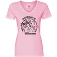thumbnail image 3 of Inktastic Summer Vacation Mode Myrtle Beach South Carolina Women's V-Neck T-Shirt, 3 of 5
