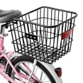 thumbnail image 4 of Portable Bike Rear Basket Detachable Waterproof Quick Release Metal Bike Basket with Reflector, 4 of 8