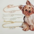 thumbnail image 3 of Reheyre Eye-Catching Faux Rhinestone Pet Necklace - Fashionable Cat Jewelry Necklace - 3 Colors - Perfect for Holiday Party, 3 of 8
