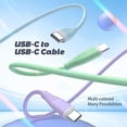 thumbnail image 5 of RHEA- Menosupp 3 Pack 6 Ft Usb C Cable,60W Type C Fast Charging Cable Multicolor, 5 of 6
