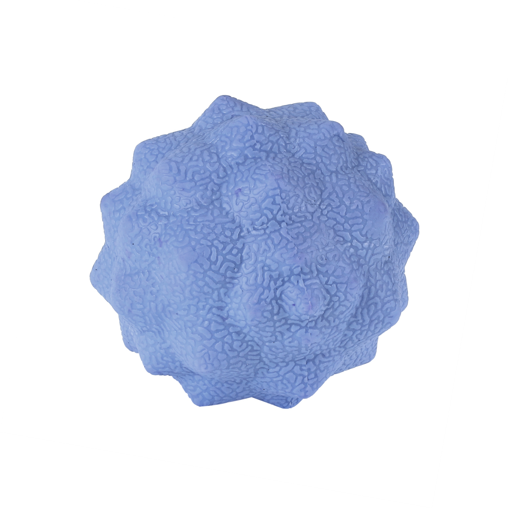 Unique Bargains 1 Pc Diamond Massage Ball for Travel Home Gym Blue