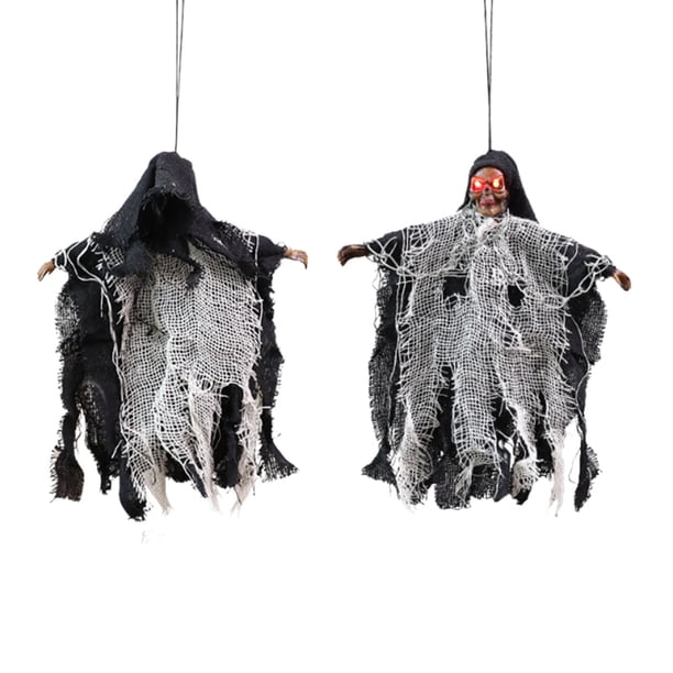 Decoraciones de Halloween Accesorios de Broma de Fantasma de Wansheng Interior, Lápidas Tumbas Aterradoras de Fantasma Colgantes, Decoraciones Aterradoras
