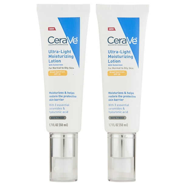 CeraVe UltraLight Moisturizing Lotion SPF 30 2 Ct 1.7 oz