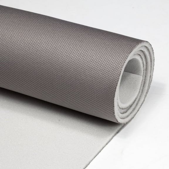 Hiksuky Auto Headliner Fabric 39" L × 60" W Stylish Mesh with Foam Backing - Tube Packaging - Gray Interior Replacement Material for Car/Truck/SUV/RV Roof - Home Repair/DIY Headliner Material